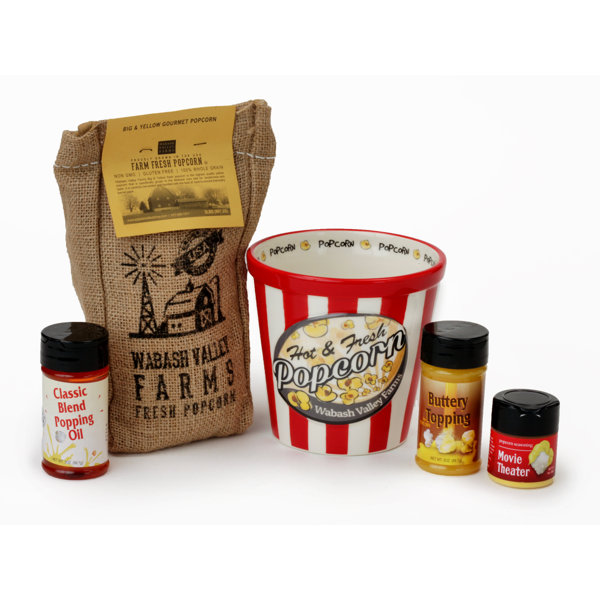 Wabash Valley Farms Ceramic Popcorn Bowl Set & Reviews Wayfair